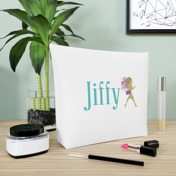 Chic Cotton Cosmetic Bag, Makeup Organizer, Travel Pouch, Gifts for Her, Stylish Storage, Jiffy Design - Image 16