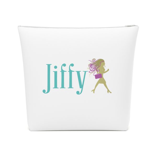 Chic Cotton Cosmetic Bag, Makeup Organizer, Travel Pouch, Gifts for Her, Stylish Storage, Jiffy Design - Image 9