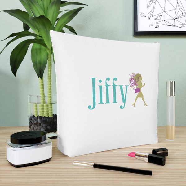Chic Cotton Cosmetic Bag, Makeup Organizer, Travel Pouch, Gifts for Her, Stylish Storage, Jiffy Design - Image 20